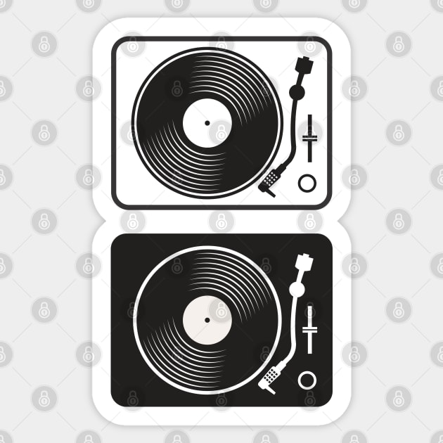 Vinyl DJ Sticker by TambuStore